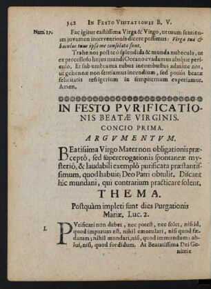Concio Prima.