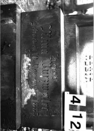 Grabstein B I A/4/12 (Detailaufnahme)