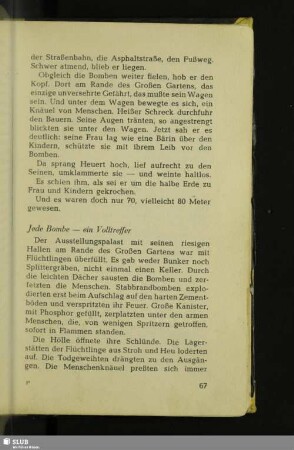 Jede Bombe - ein Volltreffer