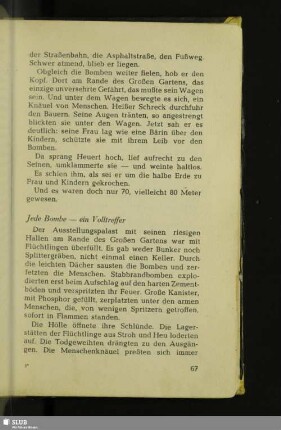 Jede Bombe - ein Volltreffer