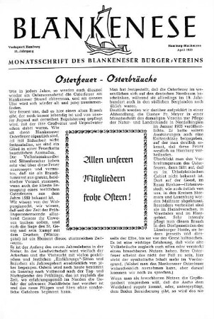 Osterfeuer - Osterbräuche