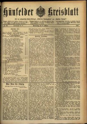 Ausgabe vom Donnerstag, den 23. Oktober 1913.