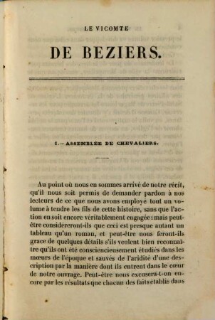 Le Vicomte de Beziers, 2