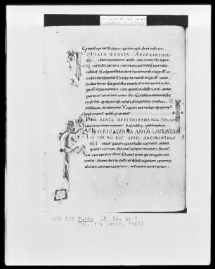 Epistolar — Zwei Initialen F, Folio 11verso