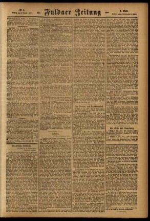 Zweite Ausgabe vom Montag, den 08. Januar 1917.