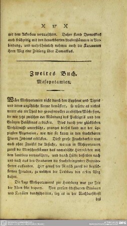 Zweites Buch. Mesopotamien