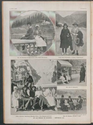 En las Termas de Cacheuta. - Temporada 1918