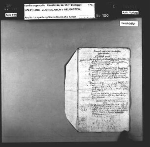 Reise des Licentiaten Johann Christian Assum in die Niederlande; Instruktionen und Bericht über das Ergebnis seiner Verhandlungen.