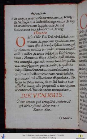 Die Veneris.