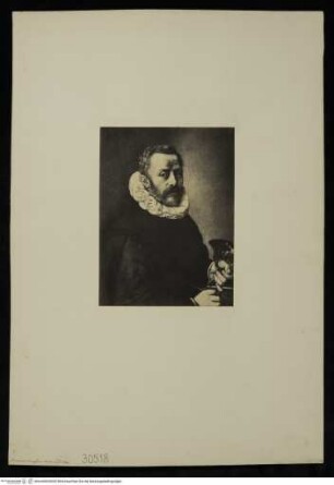 Portrait des Frans Pourbus - Selbstporträt Francesco Pourbus