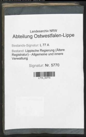 Reparaturen am Irrenhaus zu Brake, Bd. 1