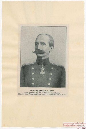 Exzellenz (Luitpold) Freiherr von Horn