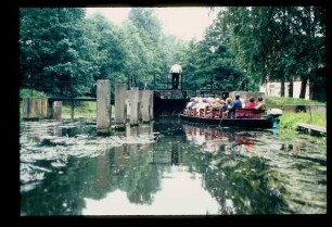 Spreewald Schleuse 26.7.84.