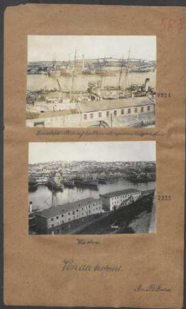 Sewastopol: Blick auf den Hafen mit rußischen Kriegschiffen