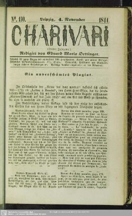 3.1844=110: Charivari