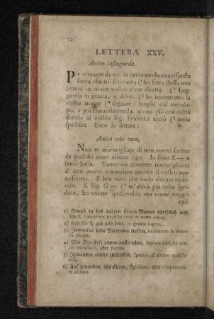 Lettera XXV.