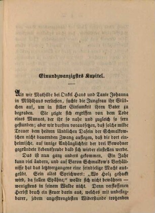 Erzählende Schriften, 9. Noblesse oblige, 3