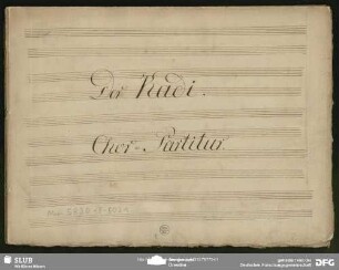 Le Caïd. Excerpts. Arr - Mus.5820-F-502A : Coro, pf