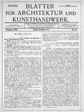 Nr. 12., Dezember 1914