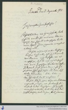 Brief vom 03.09.1914.