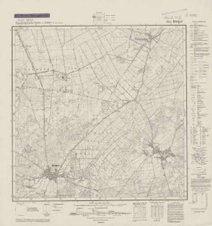 3011 (alte Nr.: 1517) Börger, Topographische Karte 1:25000 (4cm - Karte)