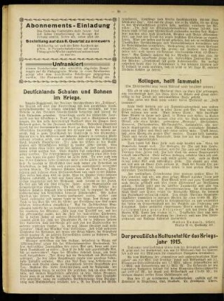 Kollegen, helft sammeln!