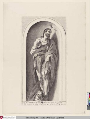 San Gio. Battista [Hl. Johannes der Täufer; Der Täufer Johannes; Jean-Baptiste (S.)]