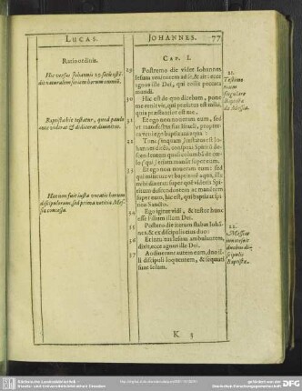 22. Messias innotesoit duobus discipulis Baptistae