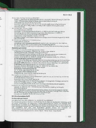 IV.5 Studierendenschaft
