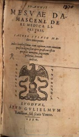 De re medica Libri III