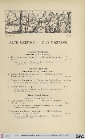 Alte Meister / Old Masters