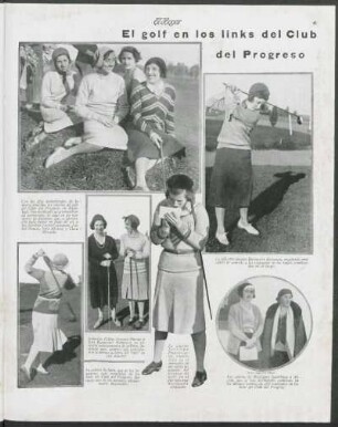 El golf en los links del Club del Progreso