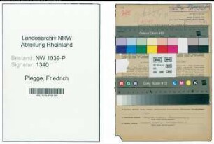 Entnazifizierung Friedrich Plegge , geb. 15.01.1898 (Stellmacher)