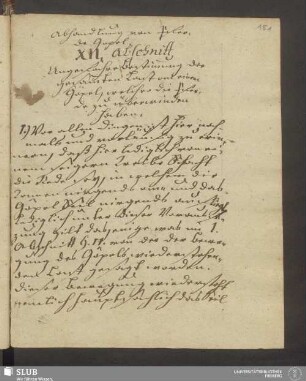 XII. Abschnitt