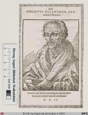 Bildnis Philipp Melanchthon (eig. Schwarzerdt)