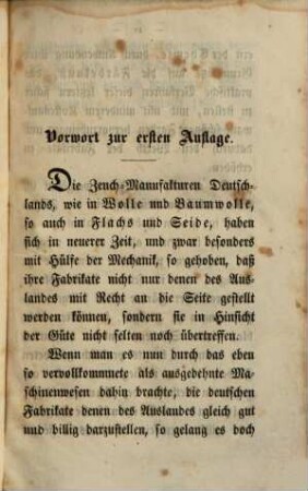 Praktisches Lehrbuch der gesammten Baumwollen-Leinwand- und Seidenfärberei : nebst einer gründlichen Anleitung zur Türkisch-Roth-Färberei