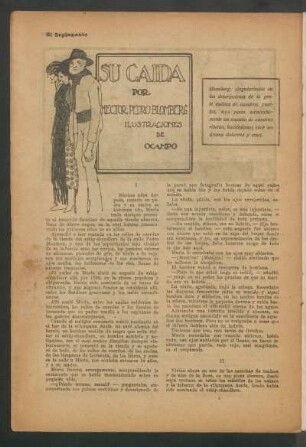 Su caída : Ilustraciones de Ocampo