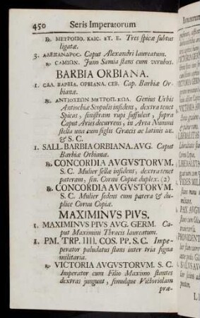 450-456, Barbia Orbiana bis Clod. Pupienus