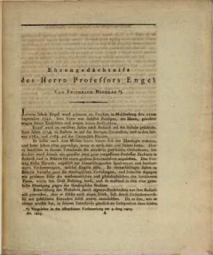 Sammlung der deutschen Abhandlungen, welche in der Königlichen Akademie der Wissenschaften zu Berlin vorgelesen worden. 1803 (1806)