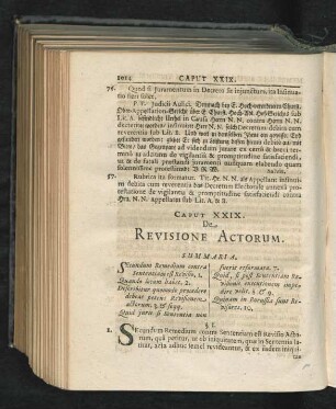 Caput XXIX. De Revisione Actorum.