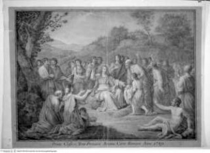 Concorso Accademico 1789, Prima Classe: Die wundersame Vermehrung von Brot und Fisch, terzo premio ex-aequo