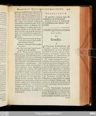 Thesis Quinquagesima Octava, De Conciliis.