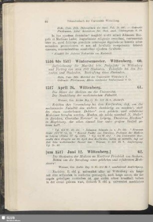 61. 1517, April 26. Wittenberg