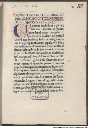 Elegantiolae : gewidmet Andreas Capaccius