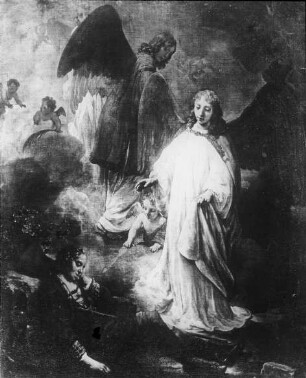Gerbrand van den Eeckhout (1462-1527), Jakobs Traum von der Himmelsleiter, Dresden, Gemäldegalerie Alte Meister