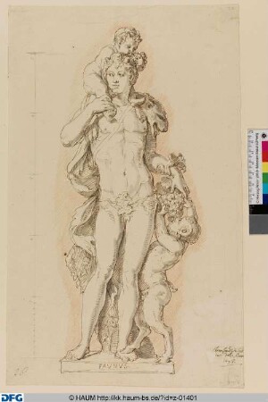 Faun mit einem Knaben auf der Schulter und einem kleinen Pan zur Seite