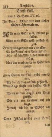 Trost-Lied