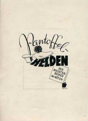 Filmplakatentwurf für "Der Meisterboxer" (1934)