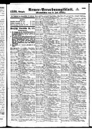 1532.Ausgabe. Donnerstag, 5. Juli 1917