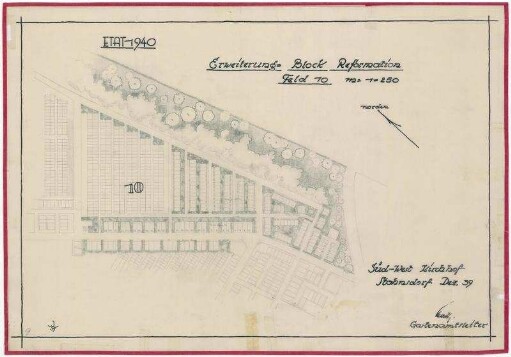 Belegungspläne Reformation (Originale) - Erweiterung, Südwestkirchhof Stahnsdorf - Feld 10